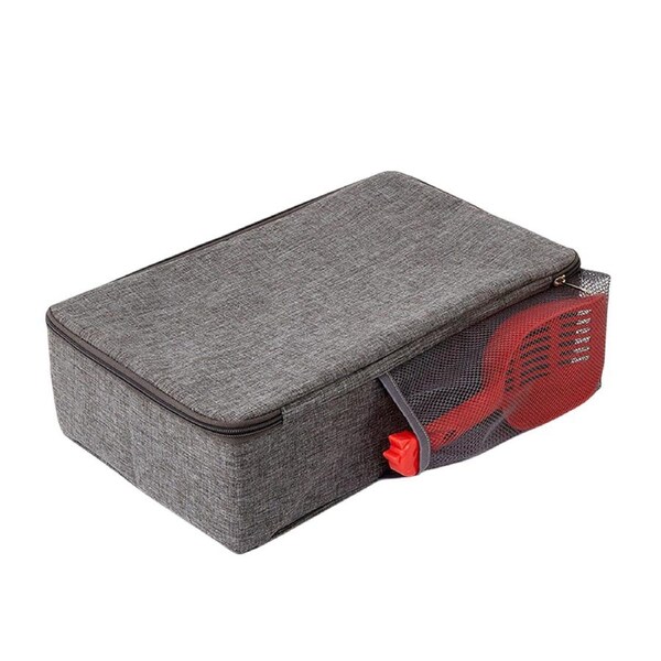 Foldable Cat Litter Box Portable Travel Toilet for Outdoor with Zipper Closure