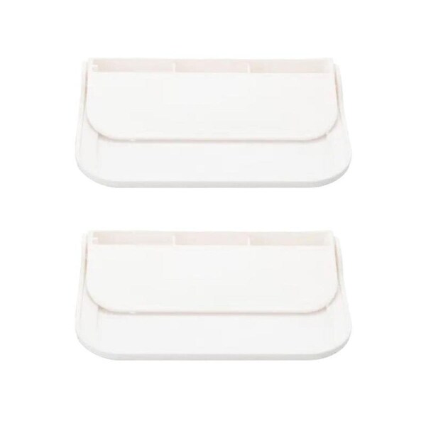 2pcs Collapsible Wall Shelf Folding Storage Rack Space Saving Organizer Holder