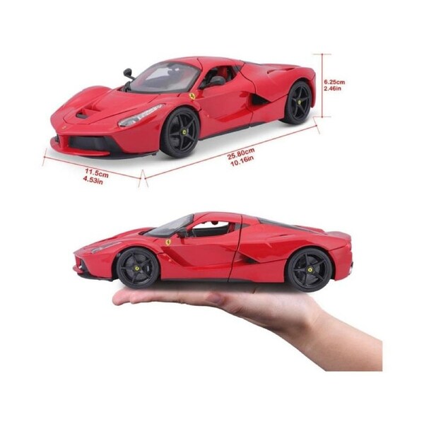 Bburago Race and Play 2013 Ferrari LaFerrari Red 1:18 Scale Diecast Vehicle