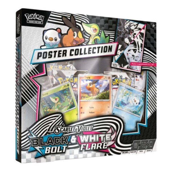 Pokemon TCG Black Bolt & White Flare Unova Poster Collection