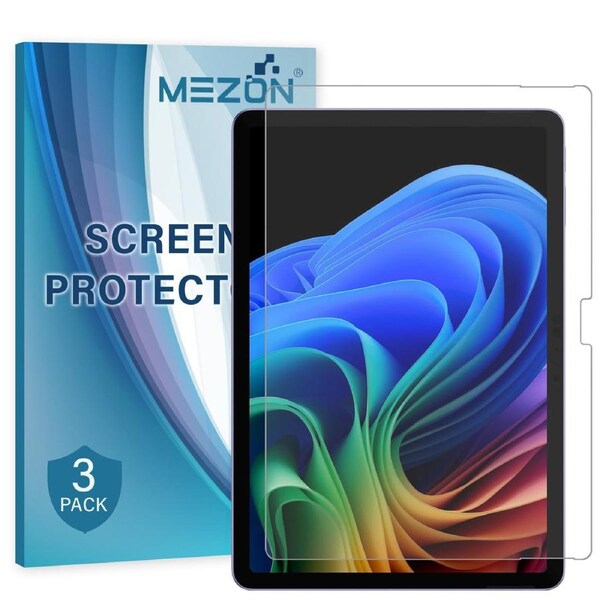 [3 Pack] Microsoft Surface Pro 12" (2025) Anti-Glare Matte Film Screen Protector by MEZON – Case and Surface Pen Friendly, Shock Absorption