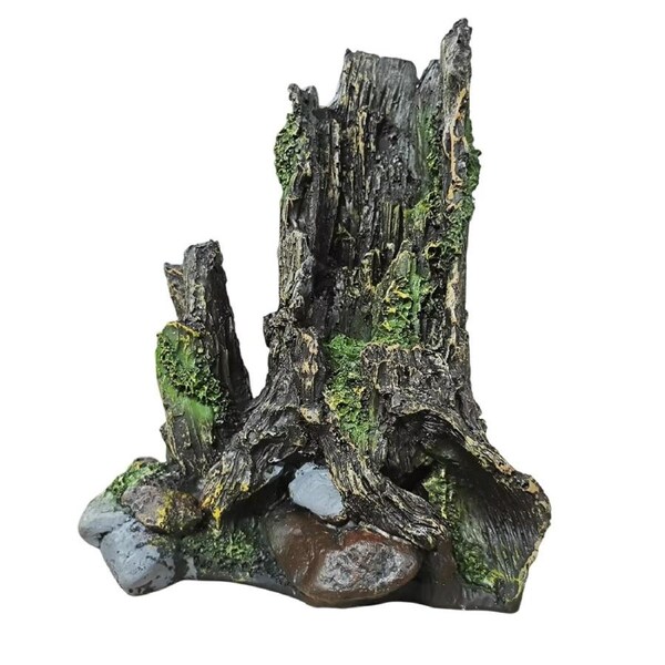 Aquarium Wood Decoration Driftwood Ornament Natural Hiding Hole Fish Tank Decor