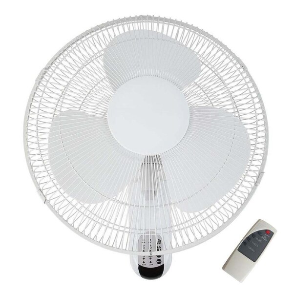Heller 40cm Wall Fan w/ Remote Control - White