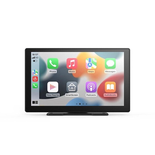 Nevenka 9inch Wireless Smart Screen for Car 4K Dash Cam with Apple Carplay and Android Auto