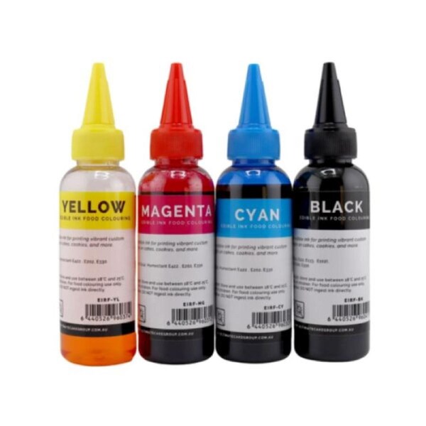 Tasty Images Edible Ink Refill Set - 4 Pack (for Edible Printers)