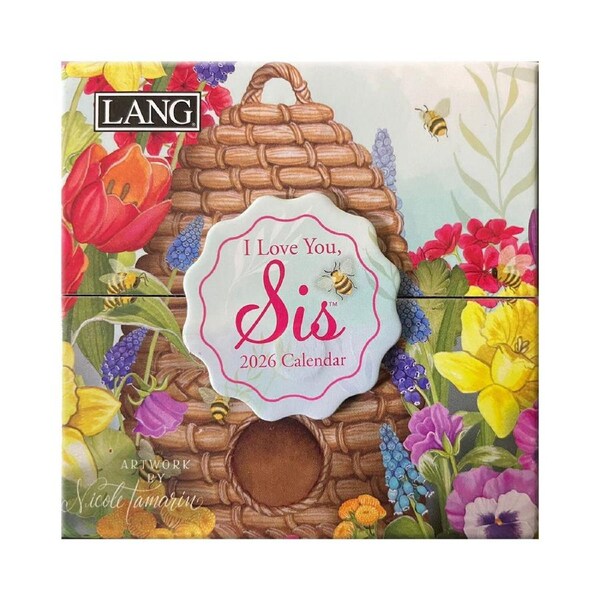 2026 Calendar LANG 365 Daily Thoughts I Love You Sis by Nicole Tamarin, Boxed 26991015505
