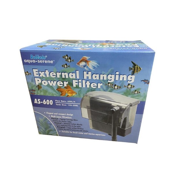 External Hanging Aquarium Filter 600L/h