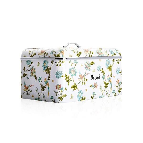Laura Ashley Elveden Bread Bin White