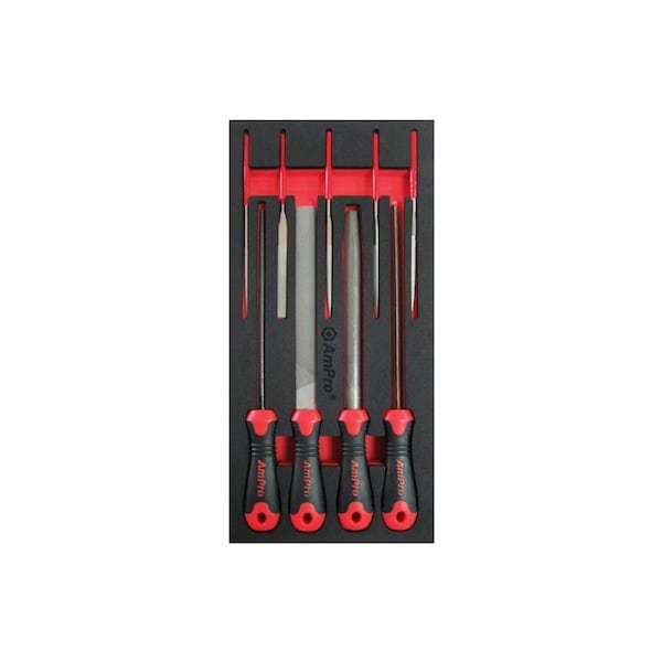 Ampro File and Needle 9 Piece TS28409