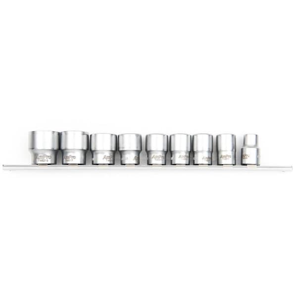Ampro 3/8" Bolt Fit Socket Set 9 Piece T52710