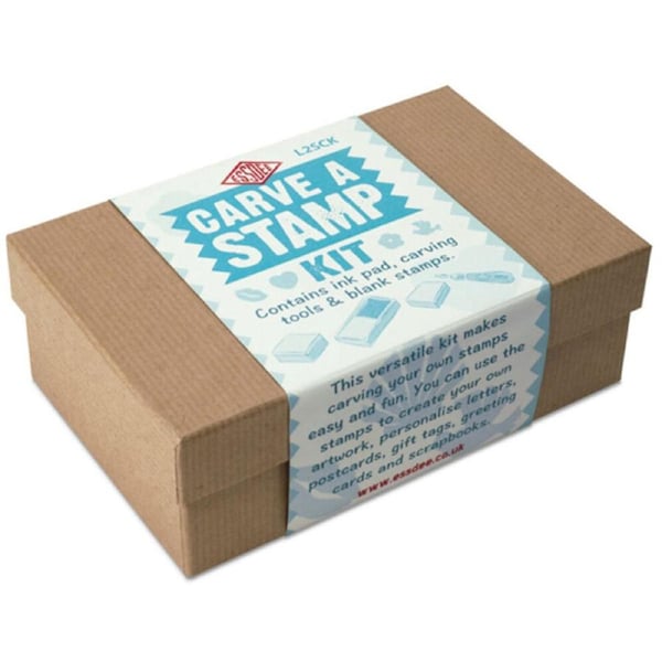 10pc Essdee Carve-A-Stamp Mastercut Printing Carving Art Kit 50x145x95mm