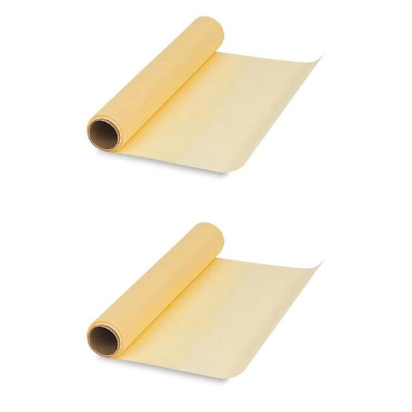 2PK Bienfang Lightweight Canary Yellow Tinted Tracing Paper Roll 28gsm 30cmx18m