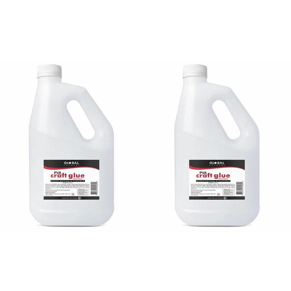 2PK Global PVA Art & Craft Multi-Purpose Water-Based Adhesive Glue 2Litre