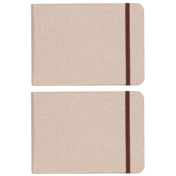 2PK Clairefontaine Goldline Travel Graphic Art & Drawing Album 32 Sheets A6