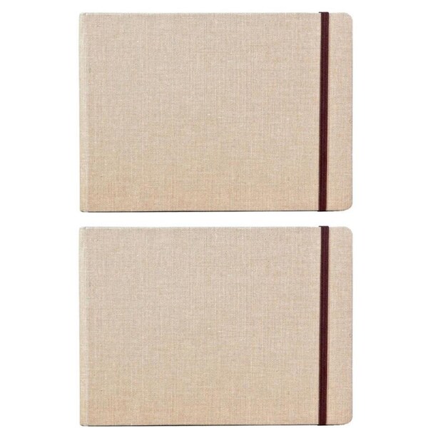 2PK Clairefontaine Goldline Travel Graphic Art & Drawing Album 32 Sheets A5