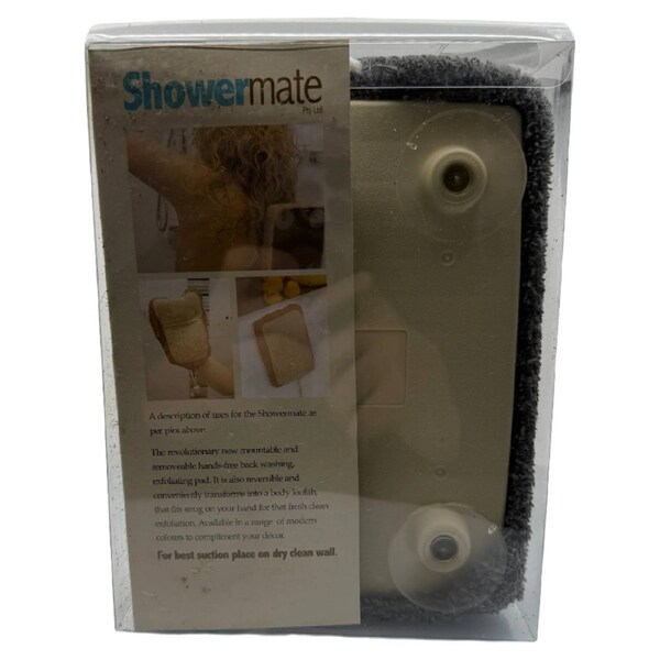 Showermate Revolutionary Mobility Impaired Hands Free Exfoliating Pad Grey