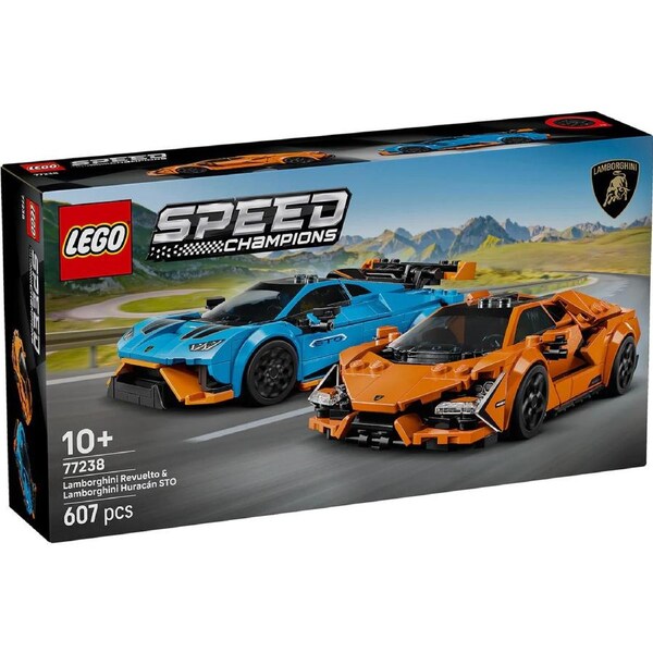 Lego Speed Champions Lamborghini Revuelto & Huracan STO