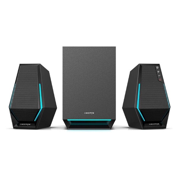 Edifier G1500 MAX 2.1 Computer Speakers System, 60W Hecate Gaming Speakers with Subwoofer Line Out, RGB Light, Bluetooth 5.3, USB, Type-C, 3.5mm AUX Input