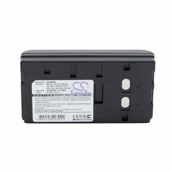 Battery Replacement for Sony P/N: NP-33, NP-55, NP-66, NP-66H, NP-68, NP-77, NP-98, CCD-FX710, CCD-FX720, CCDFX730, CCDFX730V, CCD-FX730V, CCD-FX810, CCDFX830V