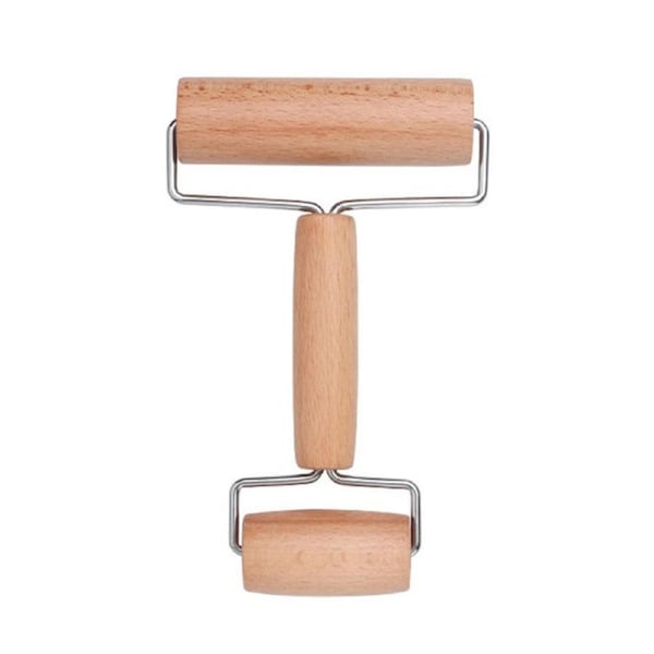 Nevenka Wooden Rolling Pin Non Stick for Pastry Tortilla Pizza Cookie and More-Style2