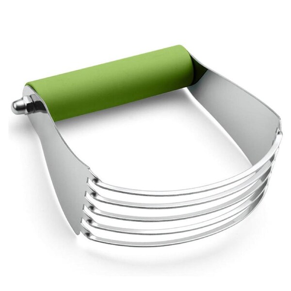 Nevenka Dough Blender for Baking with Heavy Duty Stainless Steel Blades-Green