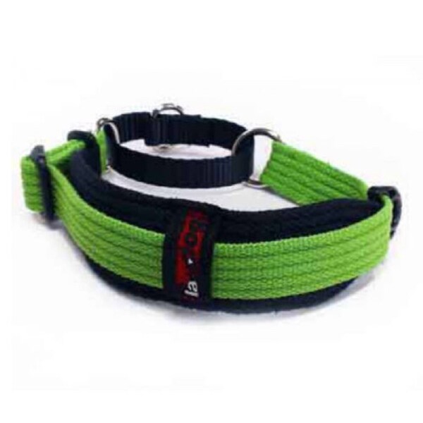 Black Dog Whippet Collar - (28cm-36cm)(Black Dog Whippet Collar Colour:Green)