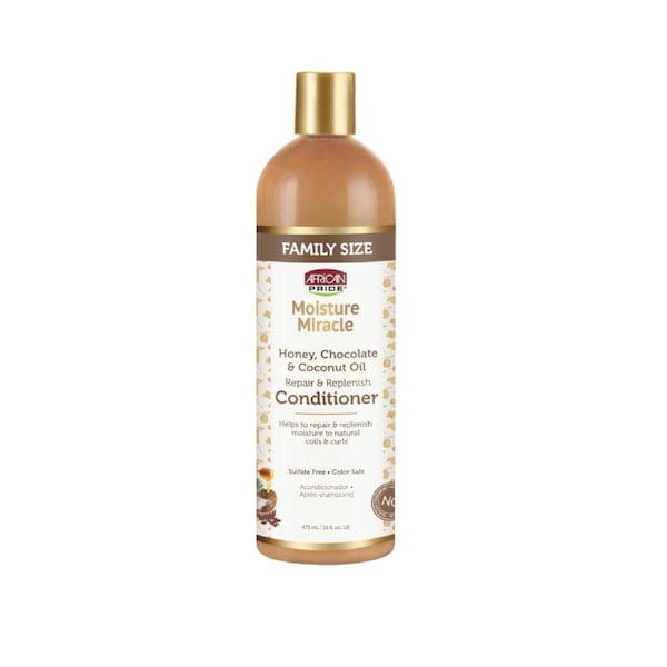 African Pride Moisture Miracle Conditioner Honey, Chocolate & Coconut Oil 473ml (160z)