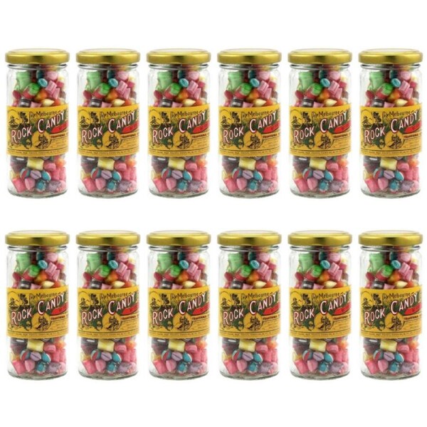 12PK Melbourne Bo Peeps Rock Candy Sweet Confectionery Lollies 170g Handmade