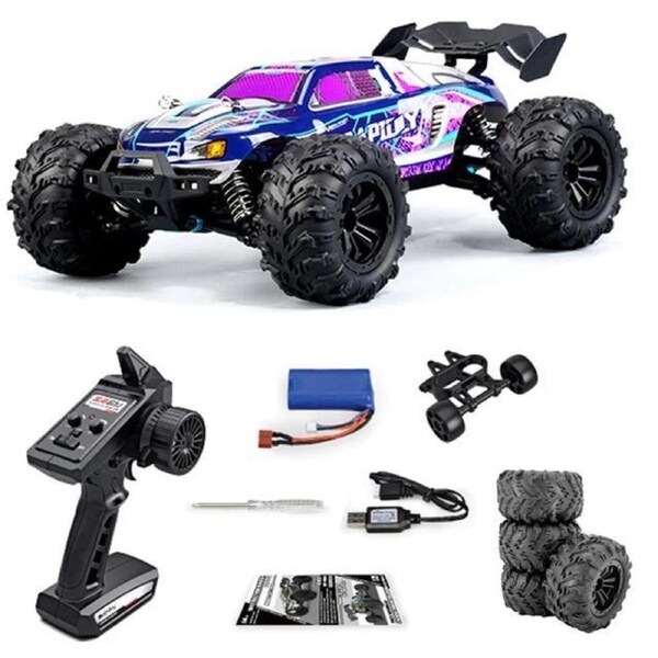 SUCHIYU 38km/h 1/16 Scale 2.4GHz Radio Control Truck - High Speed 4WD Crawler Buggy - Purple