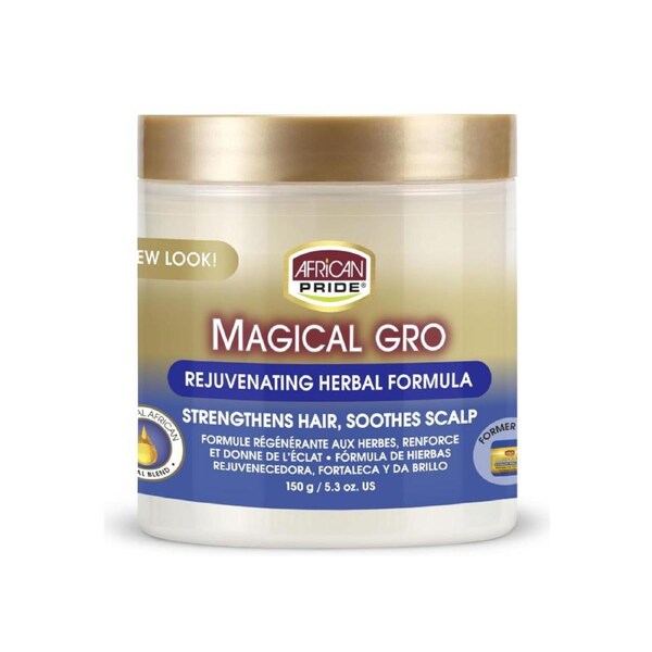 African Pride Magical Gro Hair Stregthener Rejuvenating Herbal Formula 150g (5.3oz)