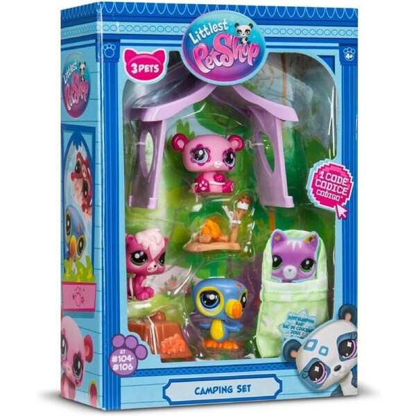 Littlest Pet Shop Camping Play Pack with Virtual Code