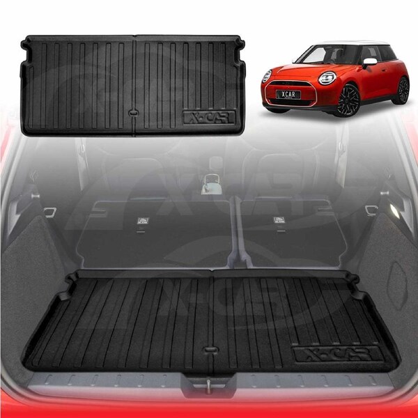 Boot Liner for Mini Cooper 3 Door 2024-Onwards All Weather Heavy Duty Cargo Trunk Cover Mat Luggage Tray Car Accessories