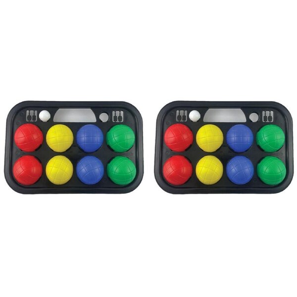 2x 9pc Regent Bocce Ball Set Outdoor Party Family Game w/ Carrying Case