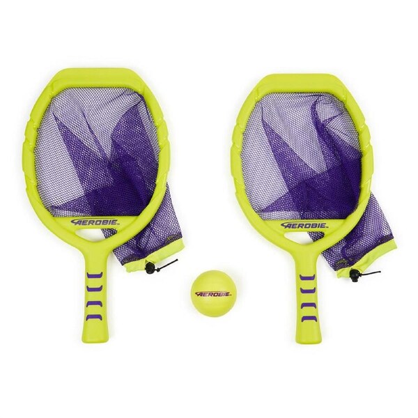 2pc Aerobie Flingo Catch & Throw Paddle Toss w/Ball Kids/Family Outdoor Game 8y+