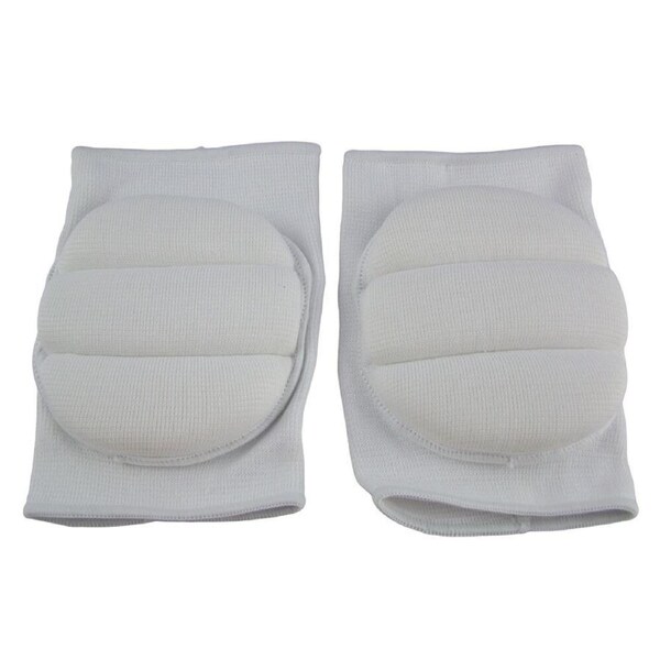 Regent Sports Knee Support Pads Foorball Gear Protector Pair White