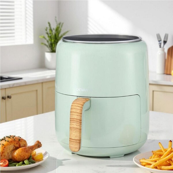 Devanti 5L Air Fryer Touch Control 1500W Green