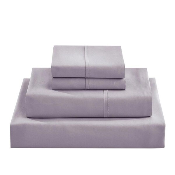 Queen Bed Sheet Set – 1800 Series Microfiber, Deep Pocket, Soft & Breathable, Grey