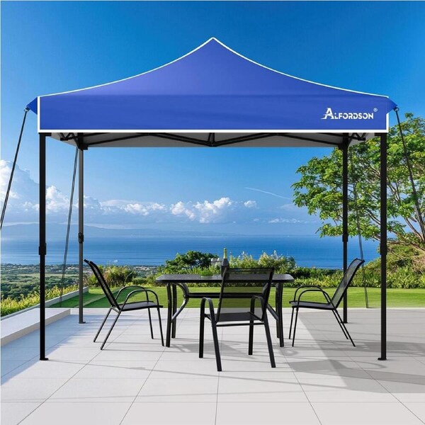3x3m Gazebo ALFORDSON Pop Up Tent Wedding Canopy Blue