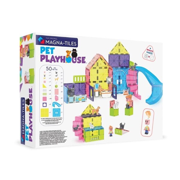 MAGNA-TILES - Pet Playhouse - 50 Piece