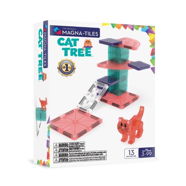 MAGNA-TILES - Cat Tree - 13 Piece
