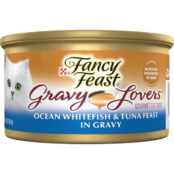 Fancy Feast Gravy Lovers Ocean White Fish 24X85g