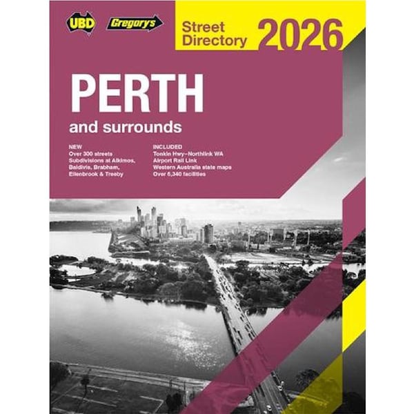 Perth & Surrounds Street Directory 2026 68th edition