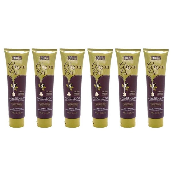 6PK XHC Argan Oil Hydrating Hair Conditioner Nousishing Care 300ml Dry & Damaged