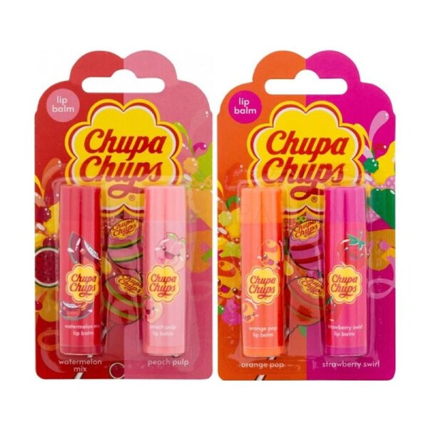 Chupa Chups 4 Piece Lip Balm Set