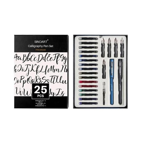 25pc Sinoart Comprehensive Calligraphy Premium Writing Set Gift Box