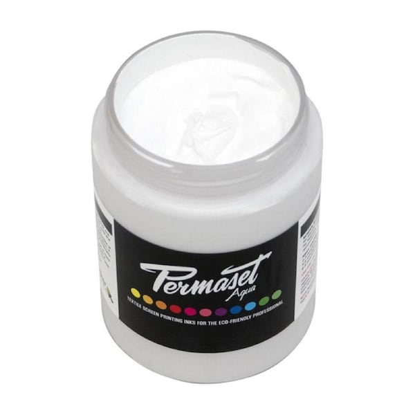 Permaset Supercover Opaque Fabric and Screen Printing Ink 300ml White