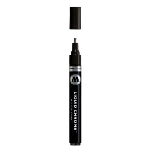 Molotow High Gloss Mirrored Effect Liquid Chrome Marker Art Pen 4mm