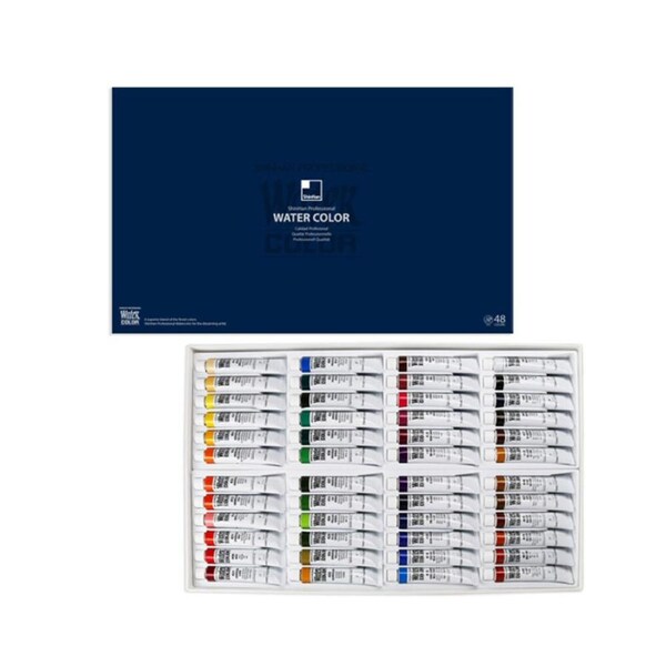 48pc Shinhan Artist Pure Pigment Bright Watercolors Painting Set 7.5ml
