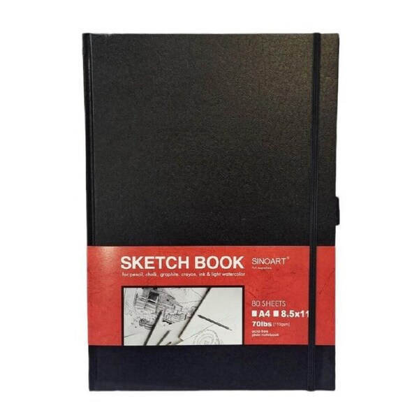 Sinoart Artist 80 Sheet Sketching/Drawing Art Journal 110gsm 8.5x11inch