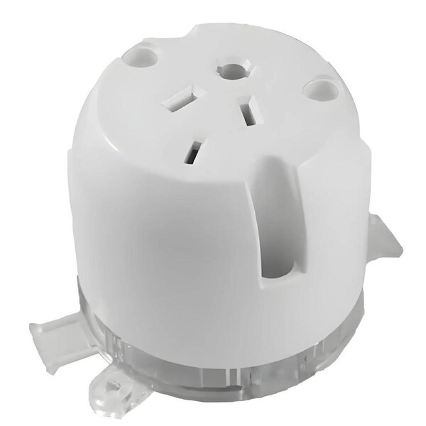 CSG SMS14 - 4 Pin 10A Surface Socket With Loop 250V/500V - White